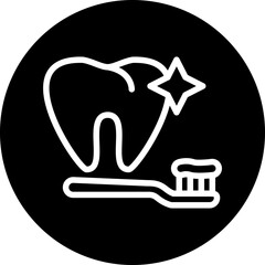 Poster - Vector Design Clean Tooth Icon Style