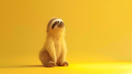 Poster - baby sloth