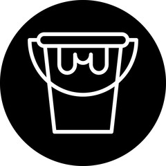 Poster - Vector Design Paint Bucket Icon Style