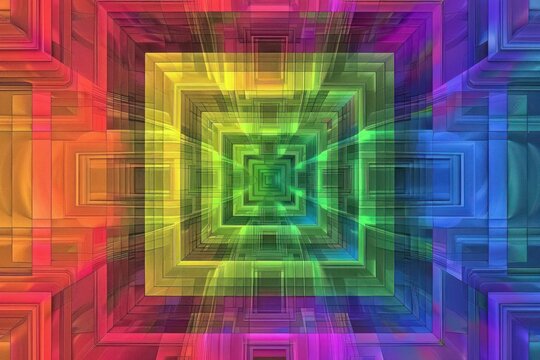 abstract background with squares