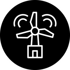 Sticker - Vector Design Windmill Icon Style