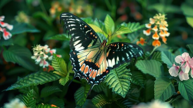 butterfly on flower
