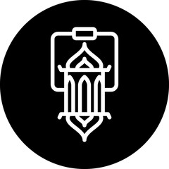 Sticker - Vector Design Lantern Icon Style