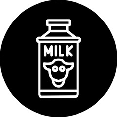 Wall Mural - Vector Design Milk Bucket Icon Style