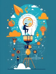 Poster - Innovative Thinker Exploring Groundbreaking Technology and Ideas for Transformative Solutions
