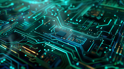 Poster - technology background, wallpaper 