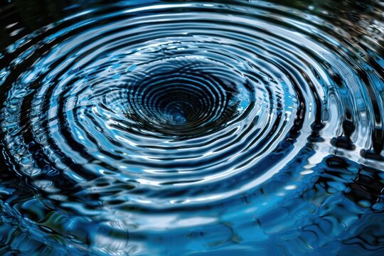 water ripples in water