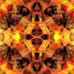 Fototapete - abstract background with triangles