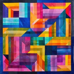 Fototapete - abstract geometric background