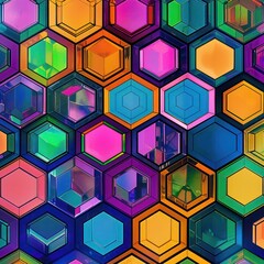 Fototapete - abstract geometric background