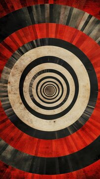 red dart board