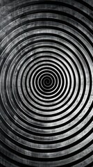 Fototapete - black and white spiral