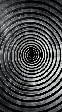 black and white spiral