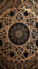Fototapete - ceiling of the mosque