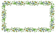 © Nganhaycuoi - Hand drawn floral wreath, floral frames
