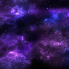 Wall Mural - purple galaxy background