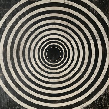 black and white spiral