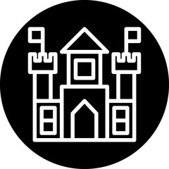 Sticker - Vector Design Fortress Icon Style