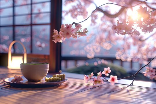 Experience a Tranquil Japanese Tea Ceremony with Matcha and Sweets: Enjoy a serene Japanese tea ceremony with matcha tea and traditional sweets