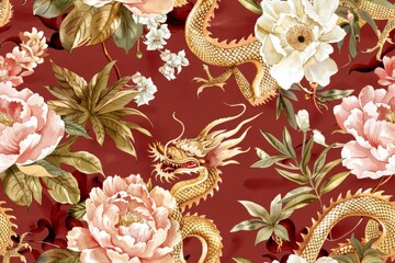  Beautiful seamless pattern