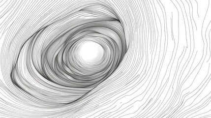 Wall Mural - Abstract Black and White Swirling Lines Background