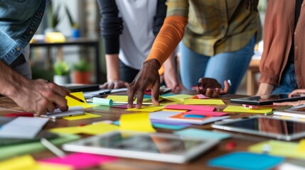 Wall Mural - the collaborative brainstorming session