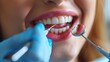 © Paul GoToMars - A dentist performing teeth whitening, selective focus, cosmetic dentistry theme, surreal, silhouette, bright clinic backdrop