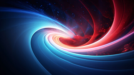 Wall Mural - Digital galaxy colorful black hole scene abstract graphic poster web page PPT background