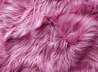 Wall Mural - pink fluffy fur background