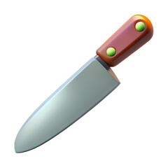 kitchen knife isolated on white