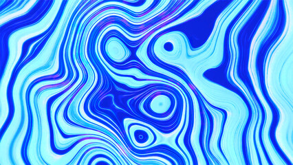 Poster - Abstract liquid patterns, flowing fluid shapes. Motion. Flowing liquid paint.