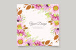 © lukasdedi - romantic hand drawn floral wedding card