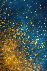 Aufkleber - Close up of a blurry background in gold and blue colors. Great for design projects and presentations