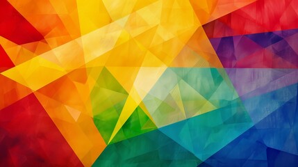 Wall Mural - A vibrant abstract design of a rainbow flag