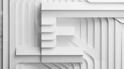 Poster - Detailed shot of white wall with lines. Perfect for architectural backgrounds