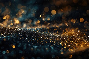 Poster - Close up of a blurry background with lights. Suitable for various design projects
