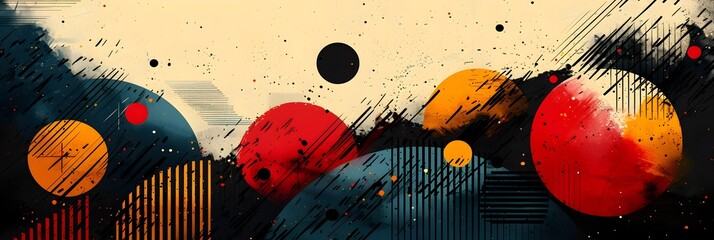 Aufkleber - Cosmic Wonderscape Abstract Surreal Digital Art Exploring the Depths of the Universe