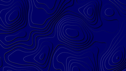 Wall Mural - Multi layers blue texture 3D papercut layers in gradient vector banner. Abstract paper cut art background design for website template.