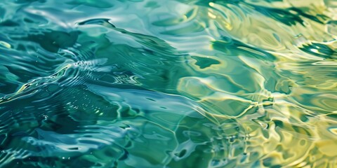 Wall Mural - close up of a water surface with a waves