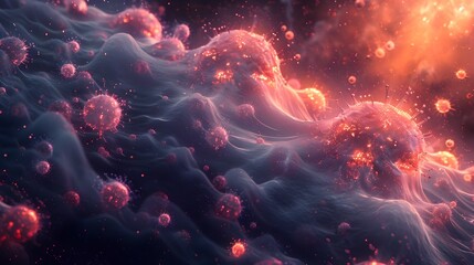 Aufkleber - Mesmerizing Cosmic Inferno A Swirling Vortex of Celestial Energy and Ethereal Radiance in the Depths of the Universe