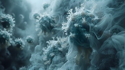 Poster - mesmerizing cosmic swirls an ethereal digital masterpiece of captivating abstraction