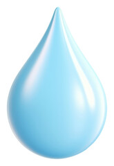 Poster - PNG Blue drop simplicity turquoise. 
