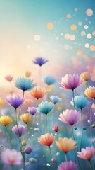 Wall Mural - Dreamy Spring Flowers