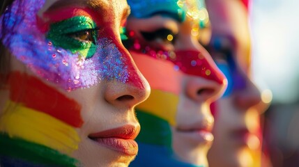 Poster - Blurred colorful background image - A highly blurred background with vibrant colors and bokeh effect