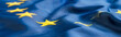 © Pixelmagic - Close-up of the European Union flag. Banner featuring the EU flag. Room for Text.