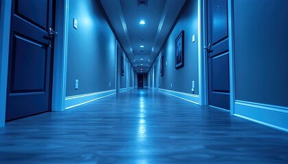 Canvas Print - corridor in a hotel