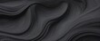 © Random_Mentalist - black anthracite gray waving lines texture background banner illustration wallpaper