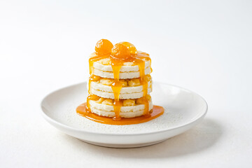 Sticker - Rice Cakes with Caramel Sauce and Candied Fruit