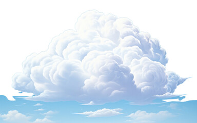 Wall Mural - PNG Cumulus clouds backgrounds outdoors nature. AI generated Image by rawpixel.