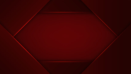 Wall Mural - Red geometric background. Vector illustration.